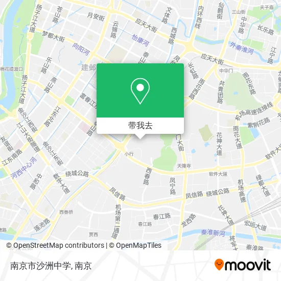 南京市沙洲中学地图