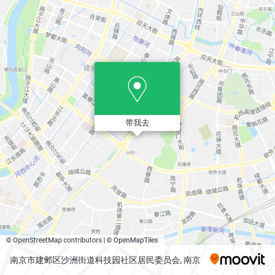 南京市建邺区沙洲街道科技园社区居民委员会地图