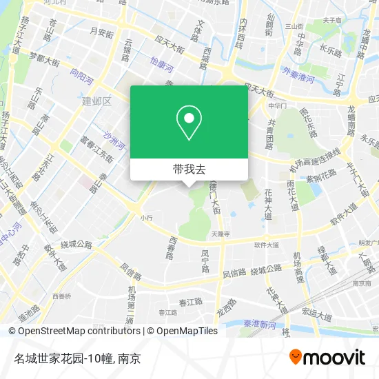 名城世家花园-10幢地图