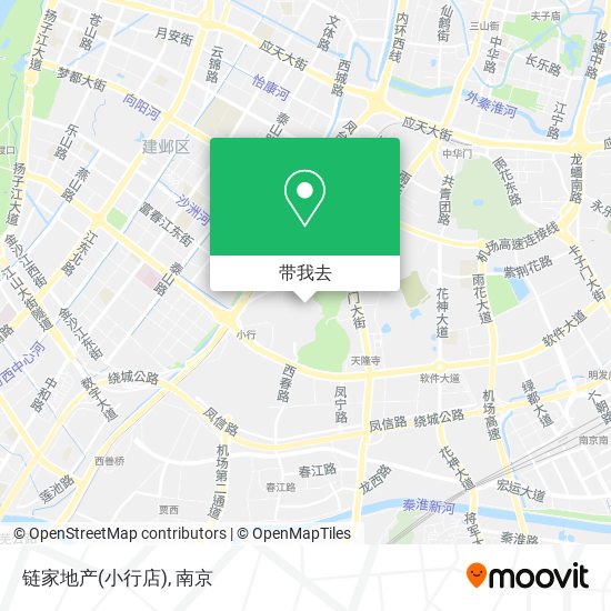 链家地产(小行店)地图