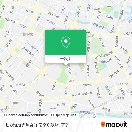 七彩泡泡婴童会所 南京旗舰店地图
