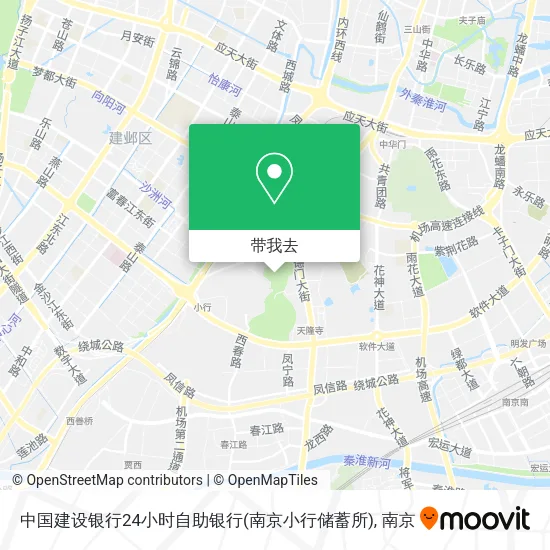 中国建设银行24小时自助银行(南京小行储蓄所)地图
