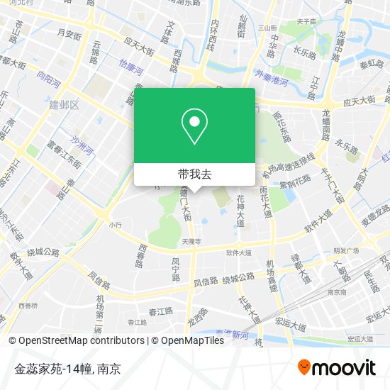 金蕊家苑-14幢地图