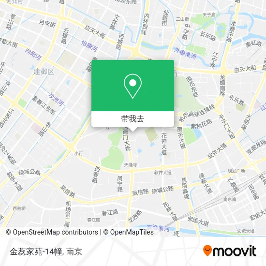 金蕊家苑-14幢地图