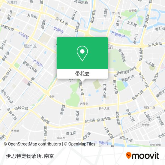 伊思特宠物诊所地图
