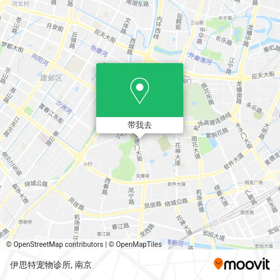 伊思特宠物诊所地图