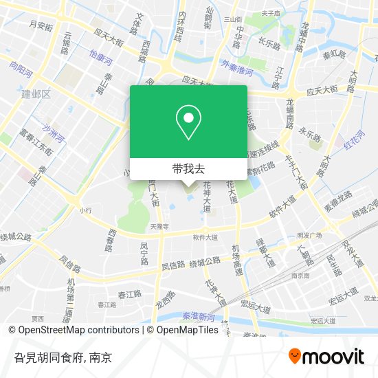 旮旯胡同食府地图