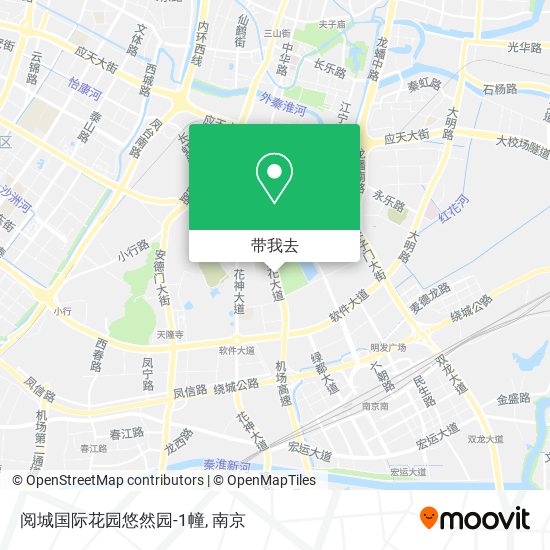 阅城国际花园悠然园-1幢地图