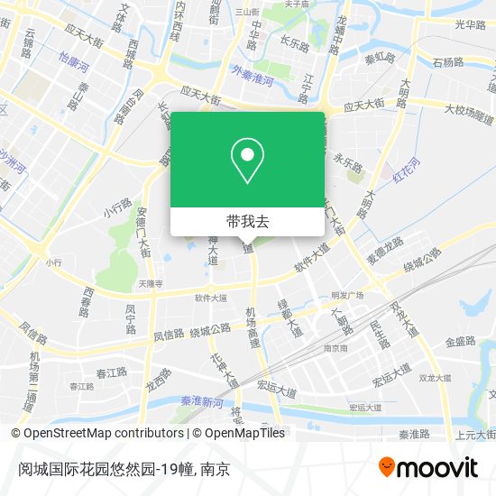 阅城国际花园悠然园-19幢地图