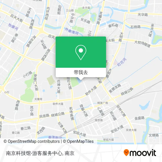 南京科技馆-游客服务中心地图