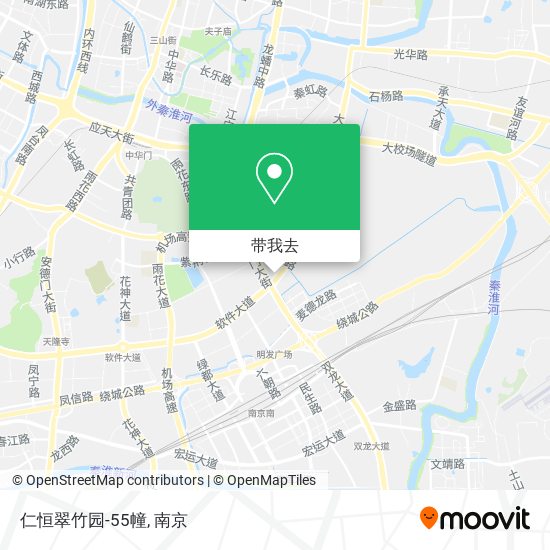 仁恒翠竹园-55幢地图