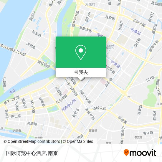 国际博览中心酒店地图