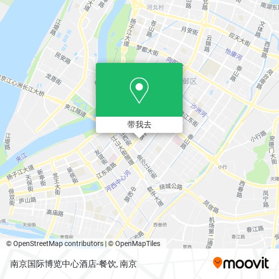南京国际博览中心酒店-餐饮地图