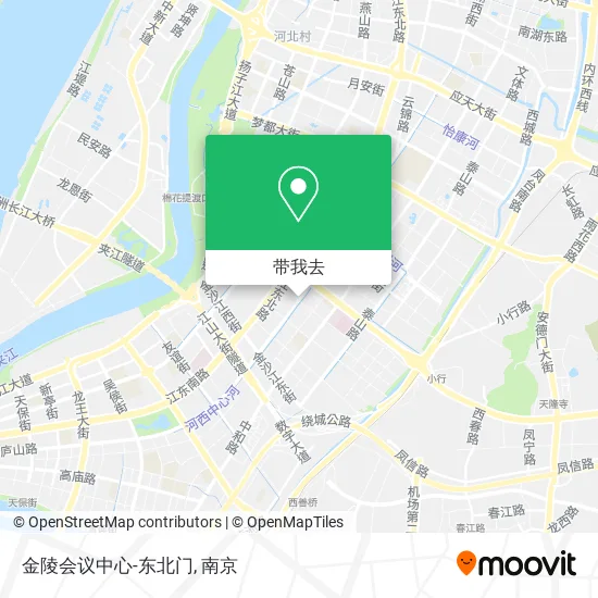 金陵会议中心-东北门地图