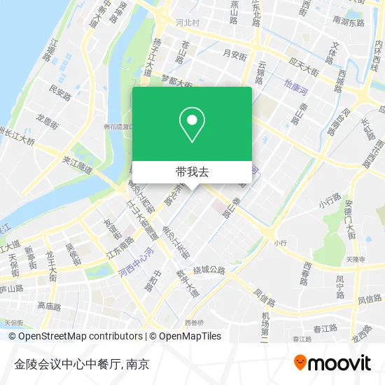 金陵会议中心中餐厅地图