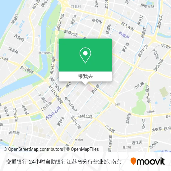 交通银行-24小时自助银行江苏省分行营业部地图