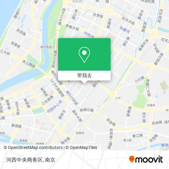 河西中央商务区地图