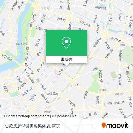 心薇皮肤保健美容奥体店地图