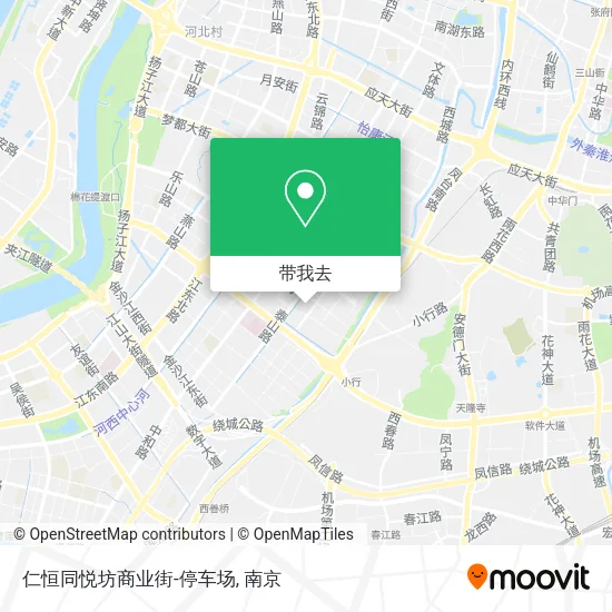 仁恒同悦坊商业街-停车场地图