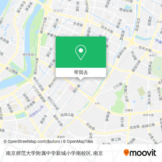 南京师范大学附属中学新城小学南校区地图