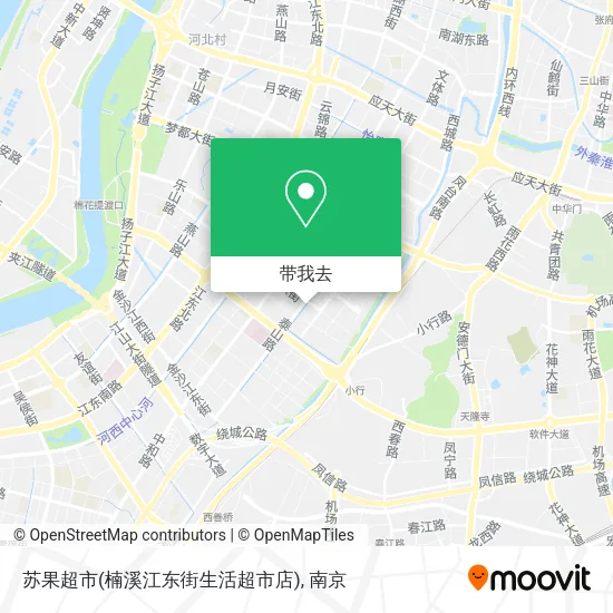 苏果超市(楠溪江东街生活超市店)地图