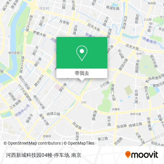 河西新城科技园04幢-停车场地图