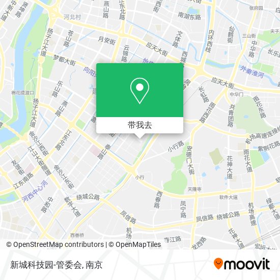 新城科技园-管委会地图
