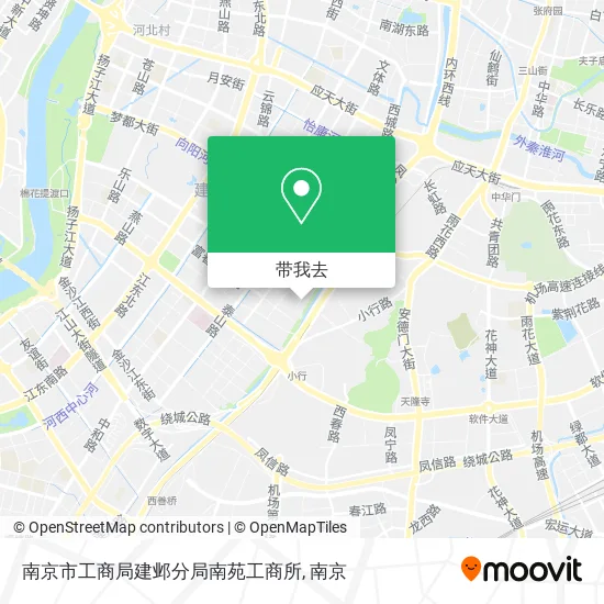 南京市工商局建邺分局南苑工商所地图