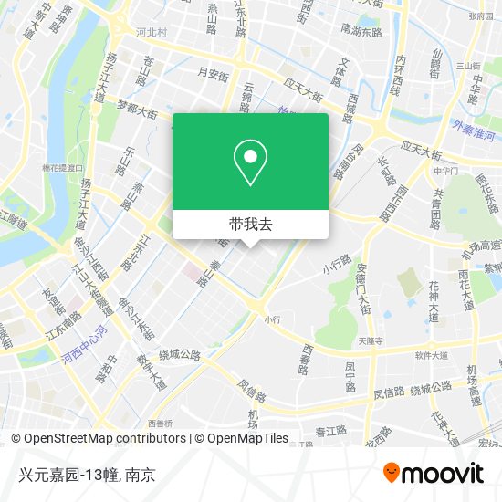 兴元嘉园-13幢地图