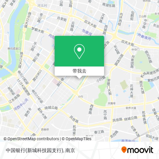 中国银行(新城科技园支行)地图