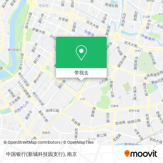 中国银行(新城科技园支行)地图
