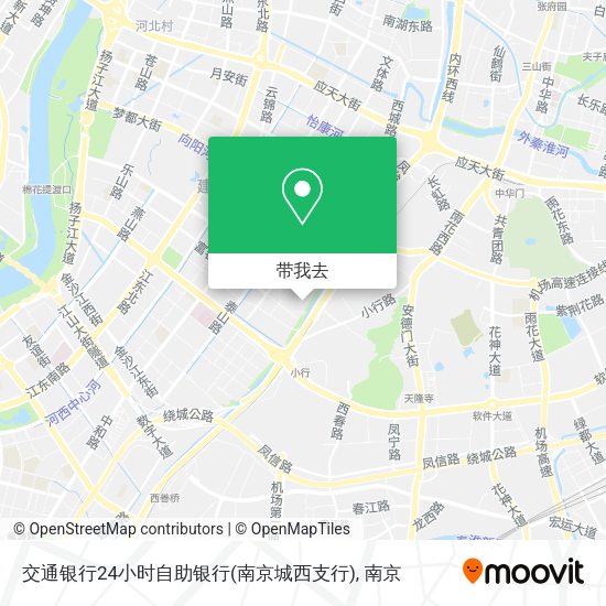 交通银行24小时自助银行(南京城西支行)地图