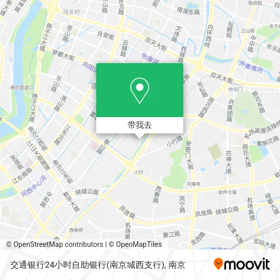 交通银行24小时自助银行(南京城西支行)地图