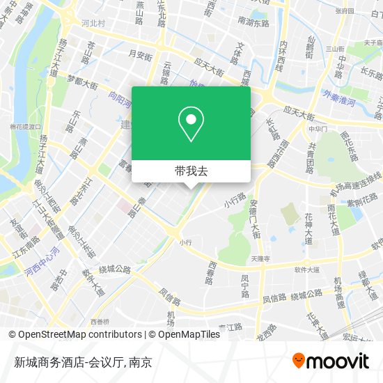 新城商务酒店-会议厅地图