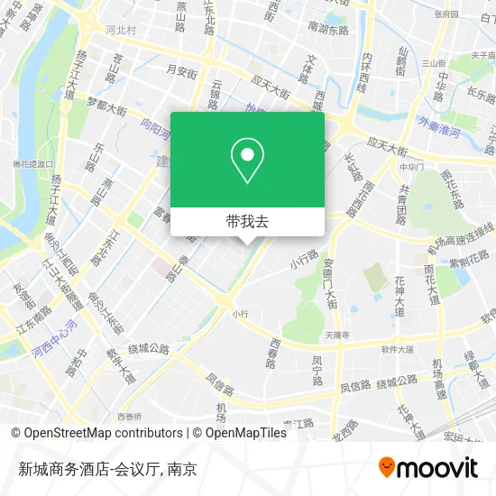 新城商务酒店-会议厅地图