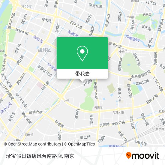 珍宝假日饭店凤台南路店地图