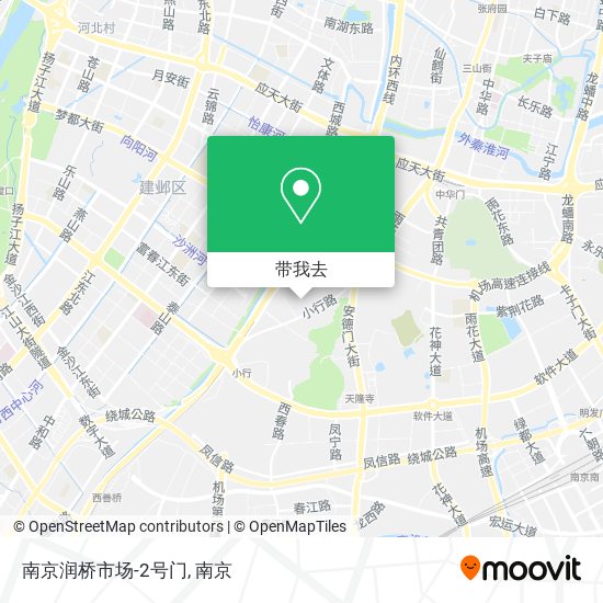 南京润桥市场-2号门地图