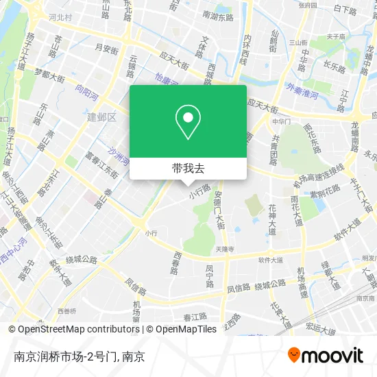 南京润桥市场-2号门地图