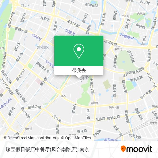 珍宝假日饭店中餐厅(凤台南路店)地图