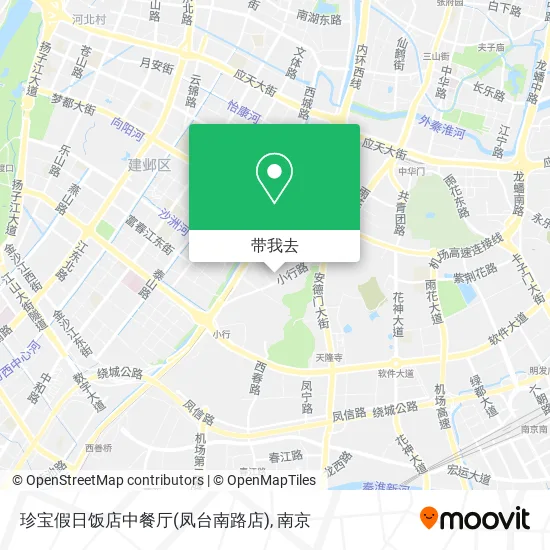 珍宝假日饭店中餐厅(凤台南路店)地图