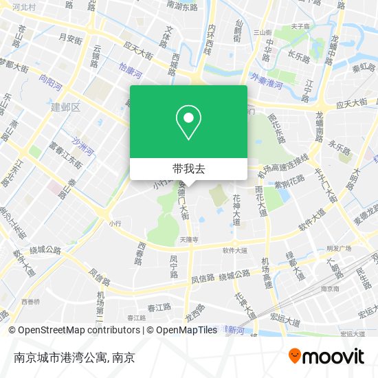 南京城市港湾公寓地图