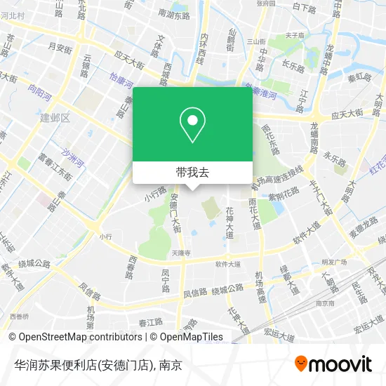 华润苏果便利店(安德门店)地图