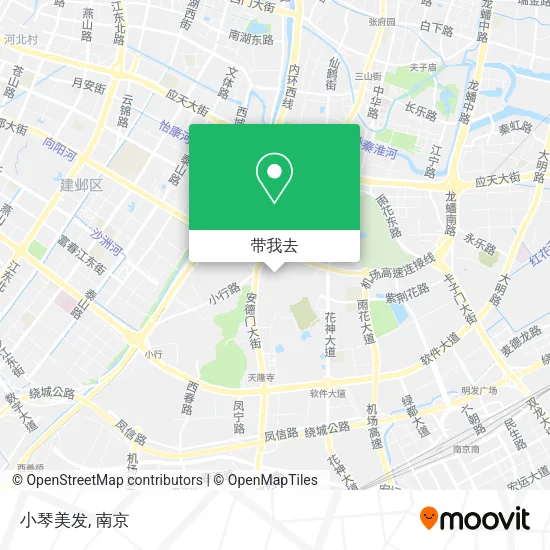 小琴美发地图