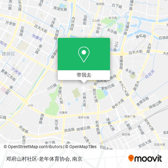 邓府山村社区-老年体育协会地图