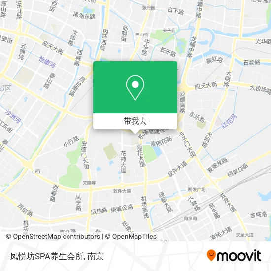 凤悦坊SPA养生会所地图