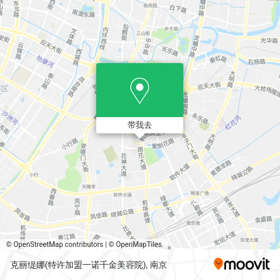 克丽缇娜(特许加盟一诺千金美容院)地图