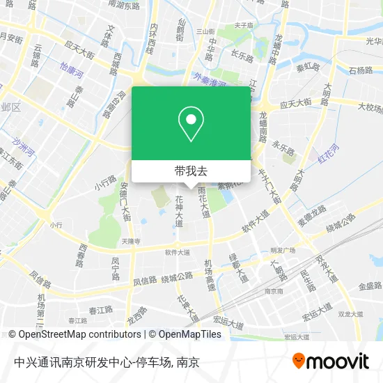 中兴通讯南京研发中心-停车场地图