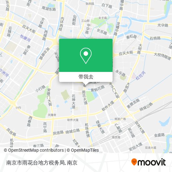 南京市雨花台地方税务局地图