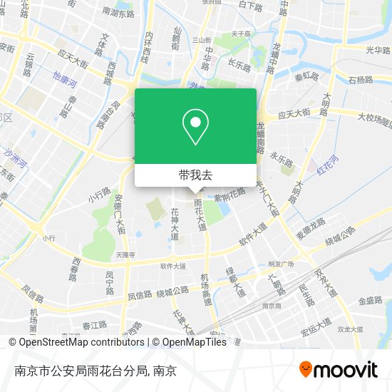 南京市公安局雨花台分局地图