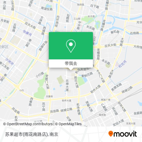 苏果超市(雨花南路店)地图